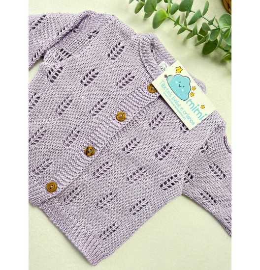 Casaco Espiga Lavanda 