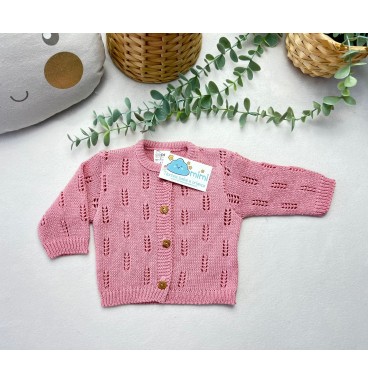 Casaco Espiga Rosa Velho 