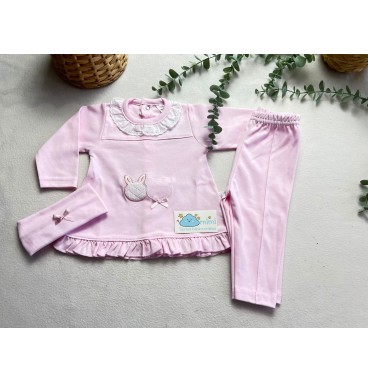 Conjunto 2 Carinhas Rosa