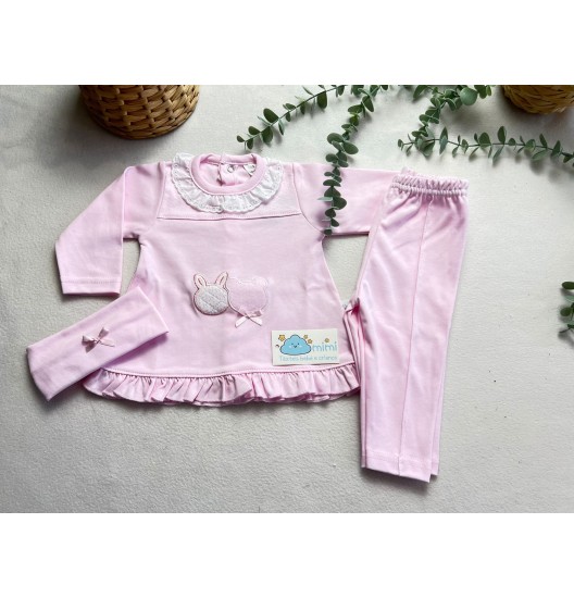 Conjunto 2 Carinhas Rosa