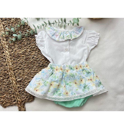 Conjunto Saia Verde