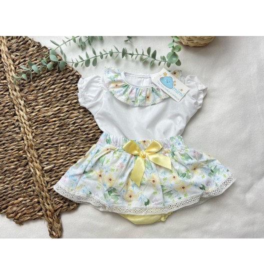 Conjunto Saia Amarela  