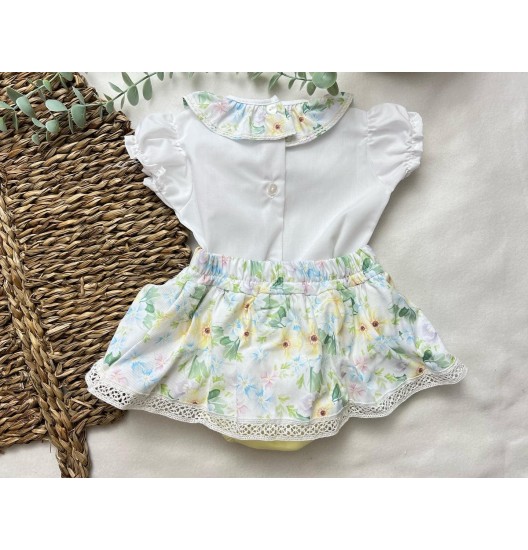 Conjunto Saia Amarela  