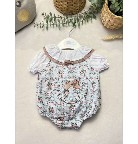 Conjunto Flores Azul  