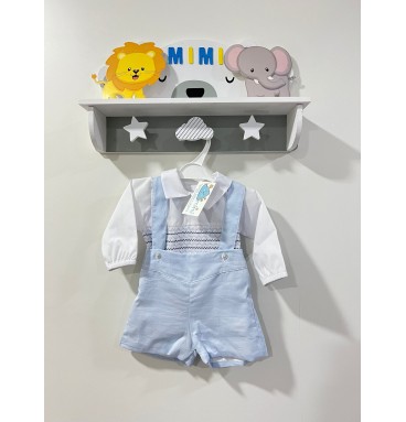 Conjunto Menino Ondas Azul 