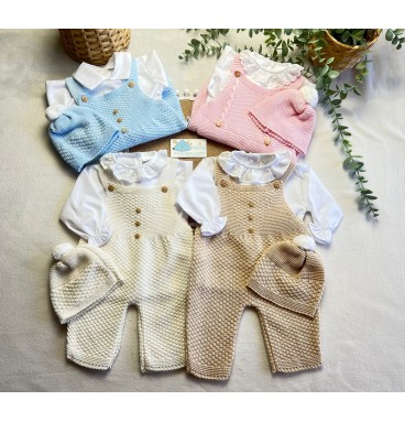 Conjunto Blusa + Jardineira sem Pé  