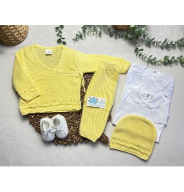 Conjunto Casaco Trespasse Amarelo