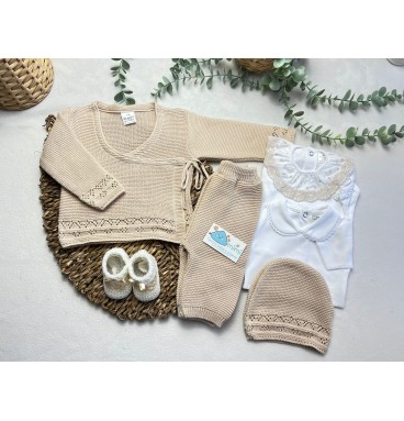 Conjunto Casaco Trespasse Areia