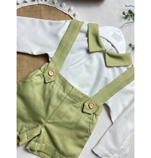 Conjunto com Calção Simples Verde