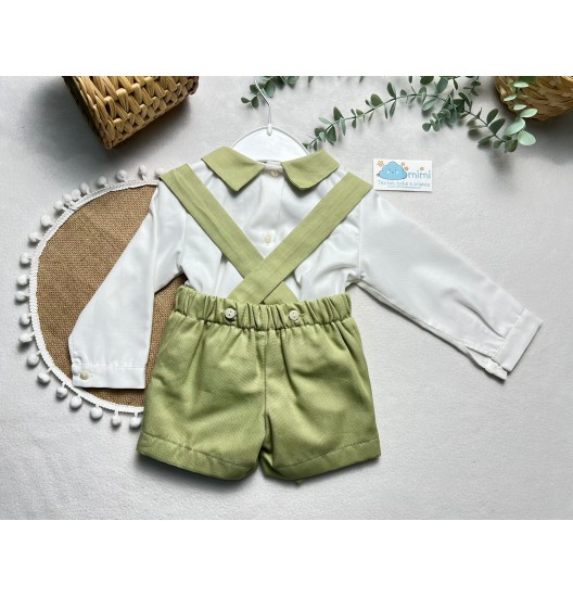 Conjunto com Calção Simples Verde