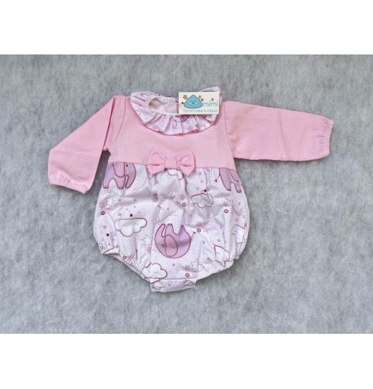 Conjunto Fofo Elefantes Rosa