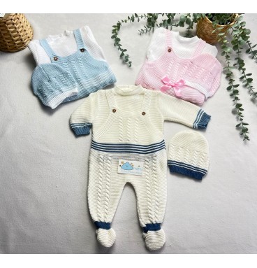 Conjunto Jardineira Sem Gola  