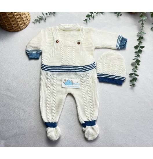 Conjunto Jardineira Sem Gola  