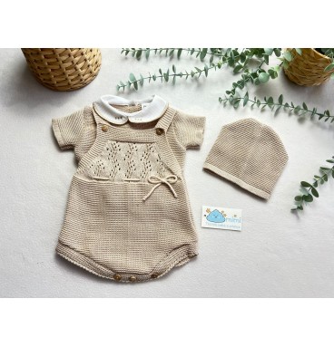 Conjunto Manga Curta Laço  