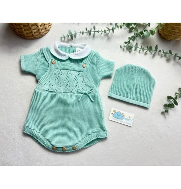 Conjunto Manga Curta Laço