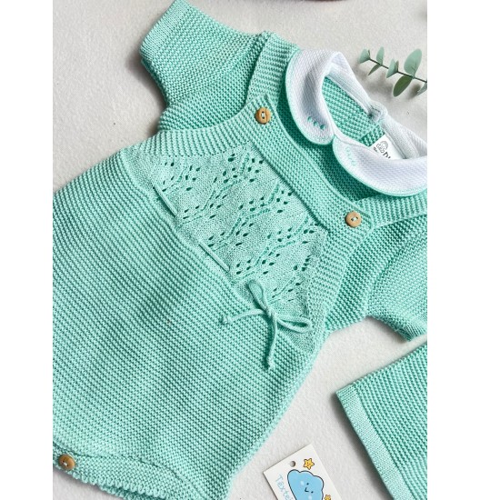 Conjunto Manga Curta Laço