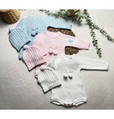 Conjunto Fofo Pompom/Trança 