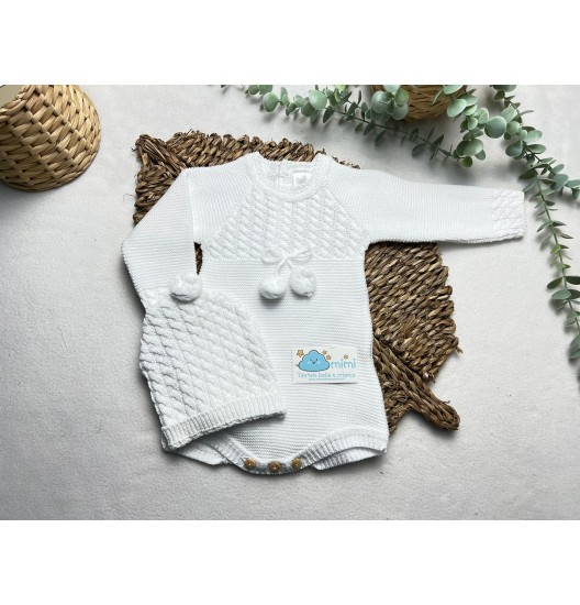 Conjunto Fofo Pompom/Trança 