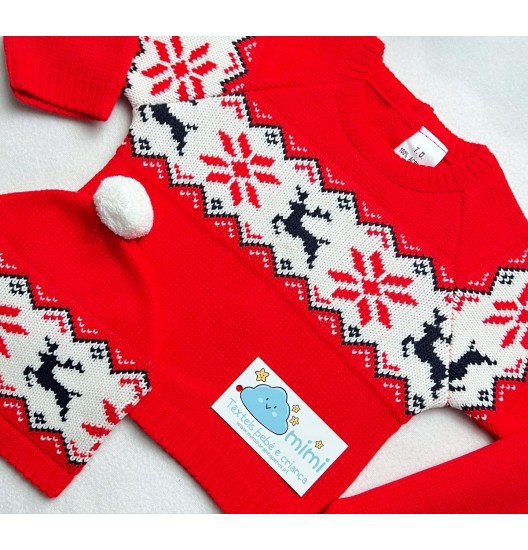 Conjunto Renas Natal  