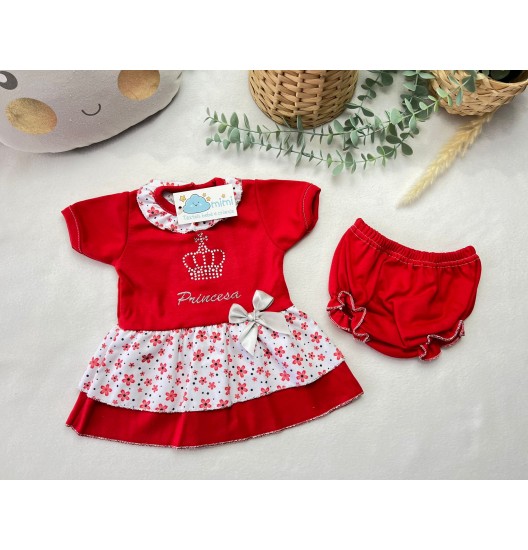 Conjunto Princesa Vermelho  