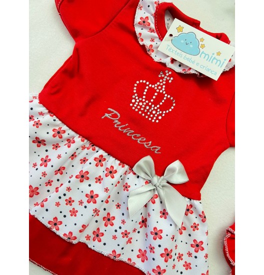 Conjunto Princesa Vermelho  