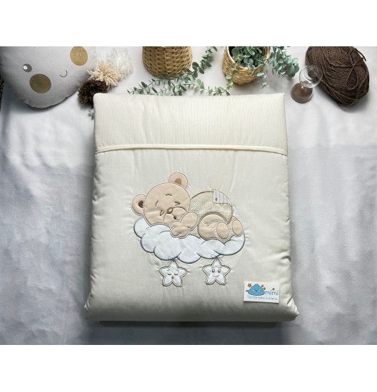 Edredão Ursinho Nuvem Pérola  