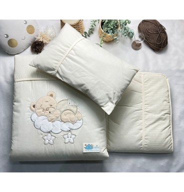 Edredão Ursinho Nuvem Pérola  
