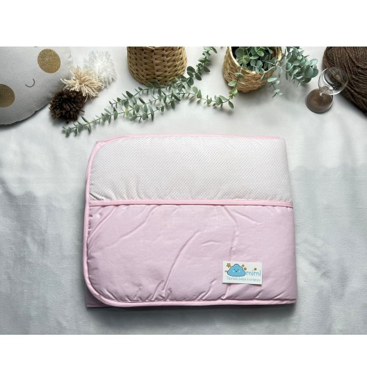 Edredão Ursinho Nuvem Rosa  