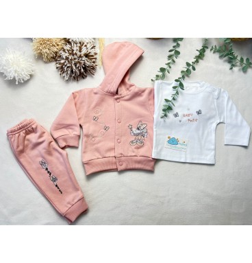 Fato de Treino "Baby Petit" Rosa Velho