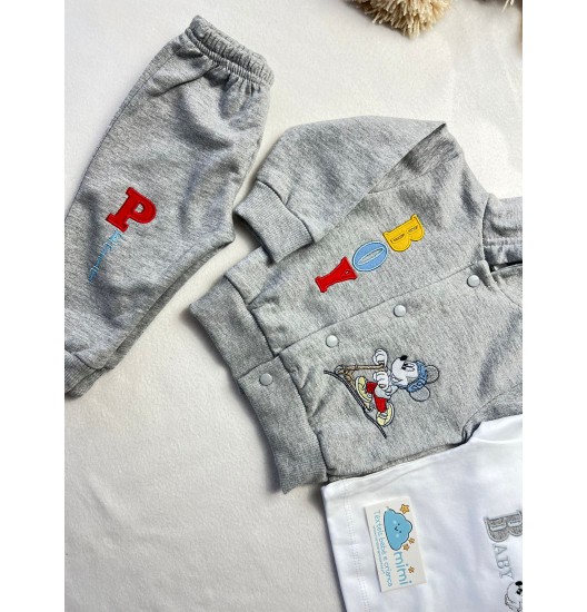 Fato de Treino "Petit Boy" Cinza