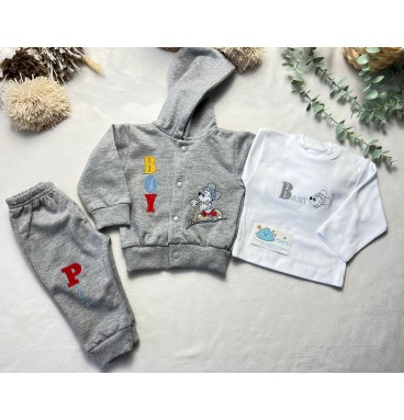 Fato de Treino "Petit Boy" Cinza