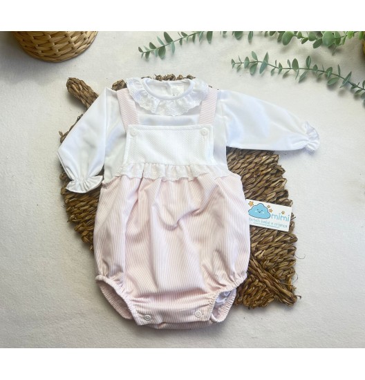 Conjunto Fofo Renda Rosa  