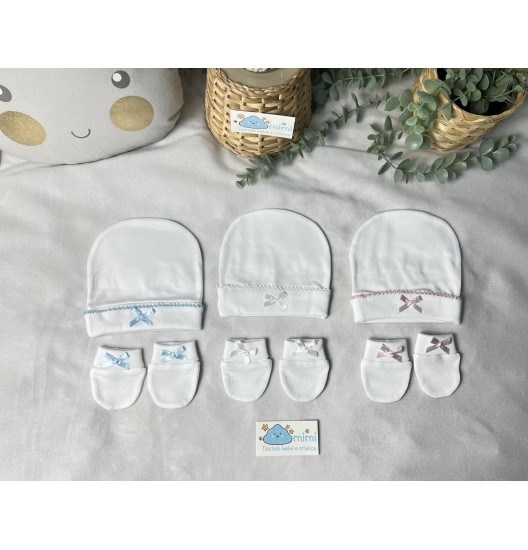 Gorro e Luvas Lacinho