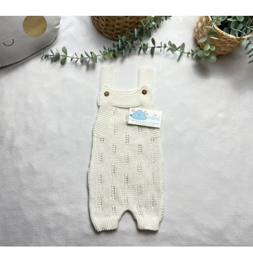 Jardineira Perna Curta Pérola  