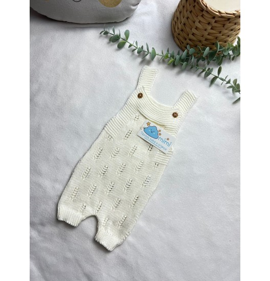 Jardineira Perna Curta Pérola  