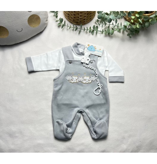 Jardineira Nuvem Cinza 