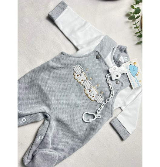 Jardineira Nuvem Cinza 