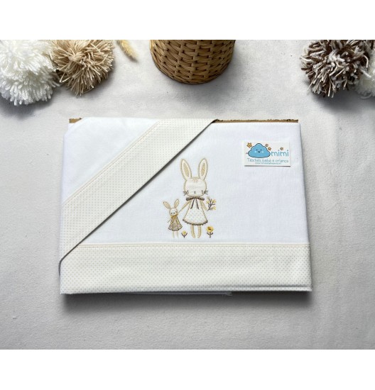 Jogo de Cama Flanela 2 Bonecas  