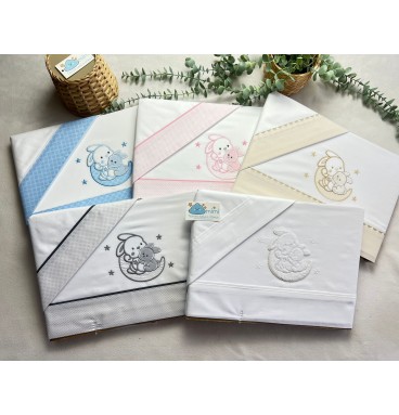 Jogo de Cama Algodão 2 Coelhos