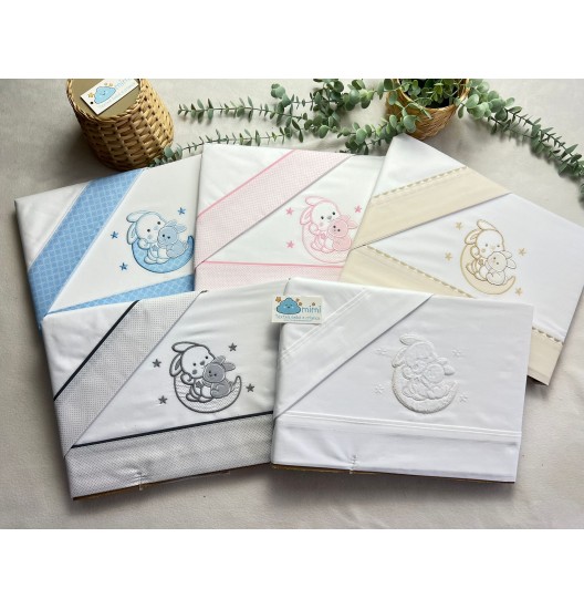 Jogo de Cama Algodão 2 Coelhos