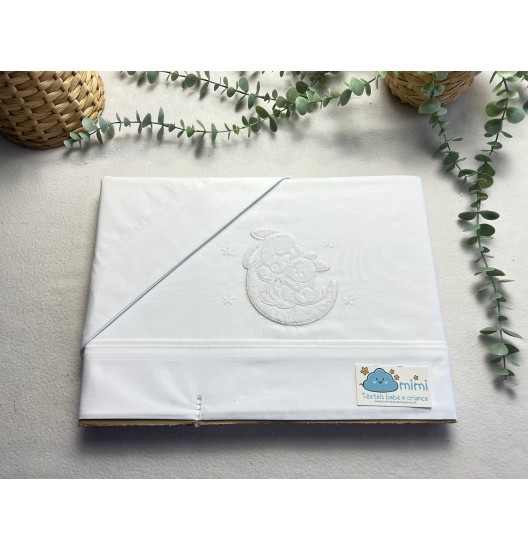 Jogo de Cama Algodão 2 Coelhos