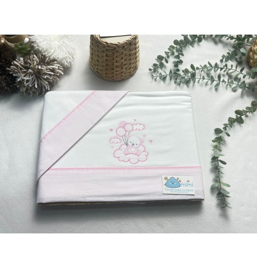 Jogo de Cama Flanela Balões 