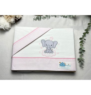Jogo de Cama Flanela Elefante 