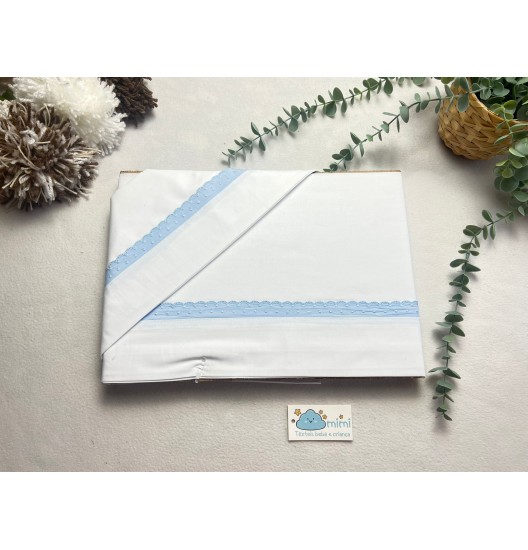 Jogo de Cama Algodão Fita 