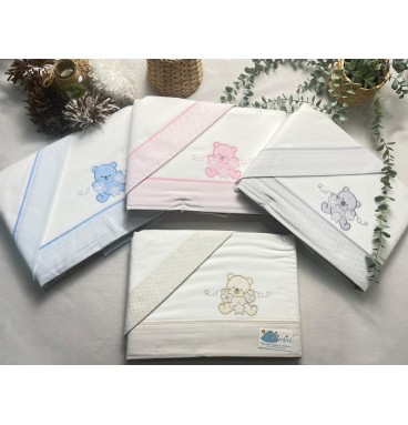 Jogo de Cama Flanela Formas