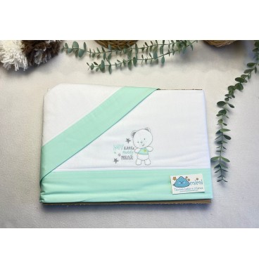 Jogo de Cama Flanela My Little Teddy