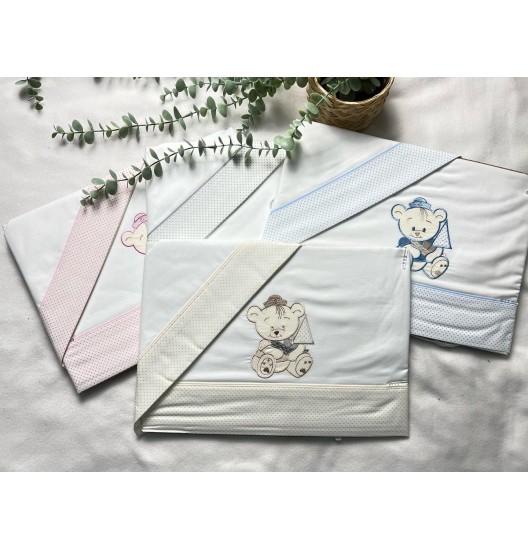 Jogo de Cama Algodão Marinheiro