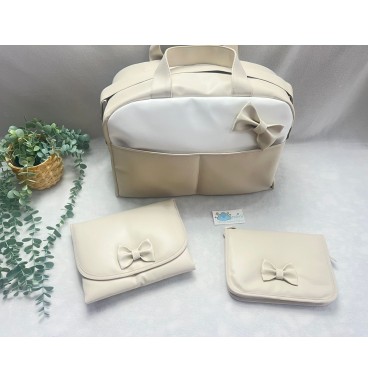 Mala Maternidade em Pele Pérola 