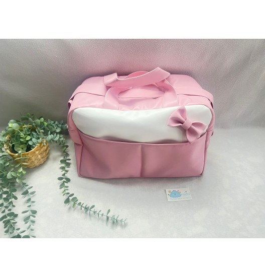 Mala Maternidade em Pele Rosa 