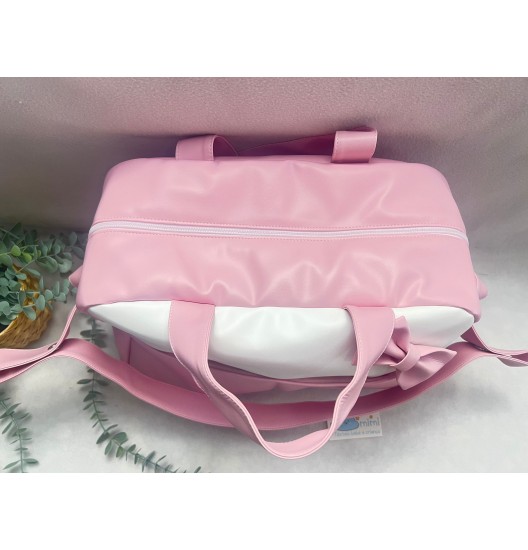 Mala Maternidade em Pele Rosa 